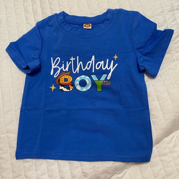 Other - Boys Birthday t shirt size 18-24 months NWOT